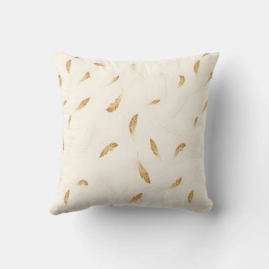 Feathers Luxury Modern Boho Collection クッション (裏面)