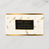 Feathers Luxury Modern Boho Collection 名刺 (正面)