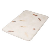 Feathers Luxury Popular Boho Collection バスマット (アングル)