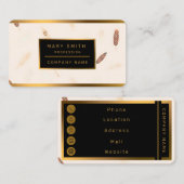 Feathers Luxury Popular Boho Collection 名刺 (正面/裏面)