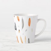 Feathers Luxury Trendy Boho Collection カフェラテマグ (右)