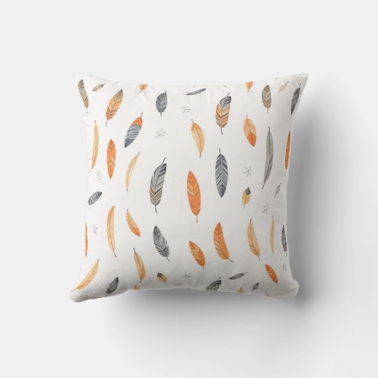 Feathers Luxury Trendy Boho Collection クッション (裏面)