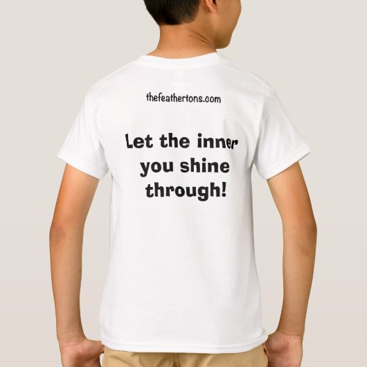 Feathertonsの石落書きDoo Tシャツ (裏面)