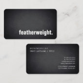 featherweight. Modern Blackboard Professional 名刺 (正面/裏面)