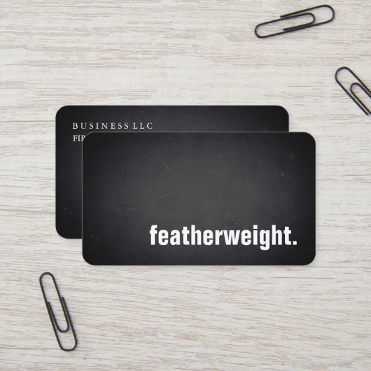 featherweight. Modern Blackboard Professional 名刺 (正面/裏面インサイチュ)