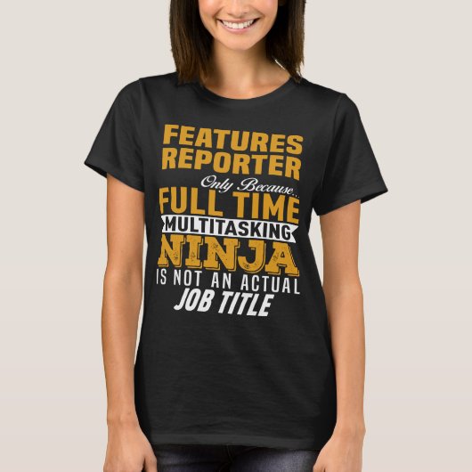 Features Reporter Tシャツ (正面)
