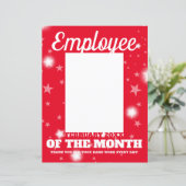 FEBレターヘッド月の写真インサート従業員 (スタンド正面)