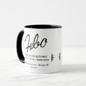 Febo，北イタリアンリストランテ，シカゴ， IL マグカップ (正面左)