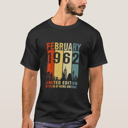 February 1962 Limited Edition 60 Years Of Being Aw Tシャツ (正面)