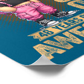 February 1980 46th Birthday 46 Year Teddy Bear Bei ポスター (角)