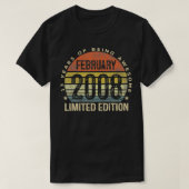 February 2008 Limited Edition 13th Birthday 13 Yea Tシャツ (デザイン正面)