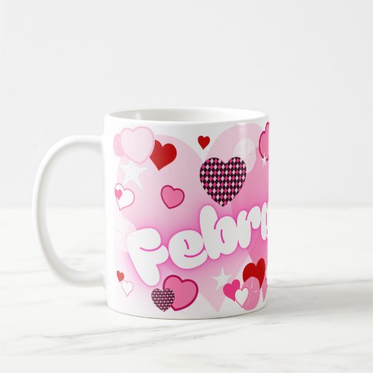 February 2026 Coffee Mug コーヒーマグカップ (左)