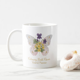 February Birth Flower Coffee Mug コーヒーマグカップ