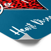 February Is Red Heart Health Heart Disease Awarene ポスター (角)