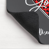 February Is Red Heart Health Heart Disease Awarene マウスパッド (コーナー)