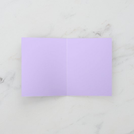 February Purple Agathina Emperor Butterfly Art カード (内部)