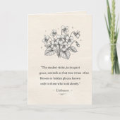 February's Violets カード (正面)