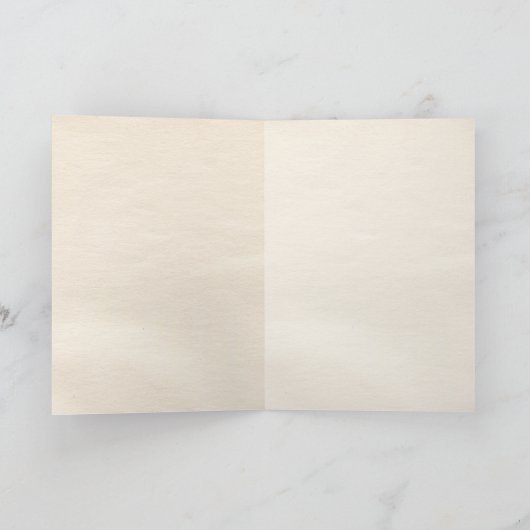 February's Violets カード (内部)