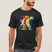 Fechtkunste Dabbing Epee Duel Fecht Fan Fechtkunst Tシャツ (正面)