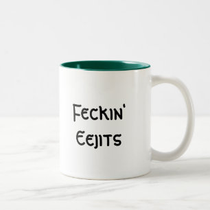 Feckin Eejits ツートーンマグカップ