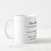 FEDプライベート・バンキングです コーヒーマグカップ (左)