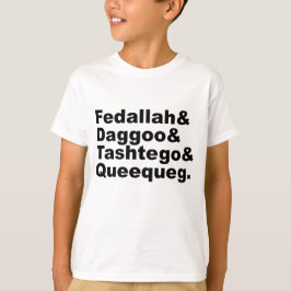 Fedallah Daggoo Tashtego Queequeg | モビーディックの仲間たち Tシャツ
