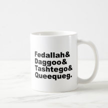 Fedallah Daggoo Tashtego Queequeg | Mobyディックの友達