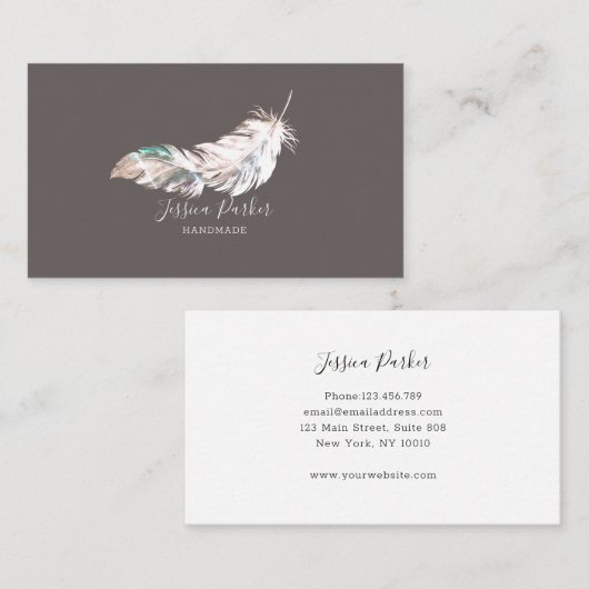 Feder Visitenkarte 名刺 (正面/裏面)