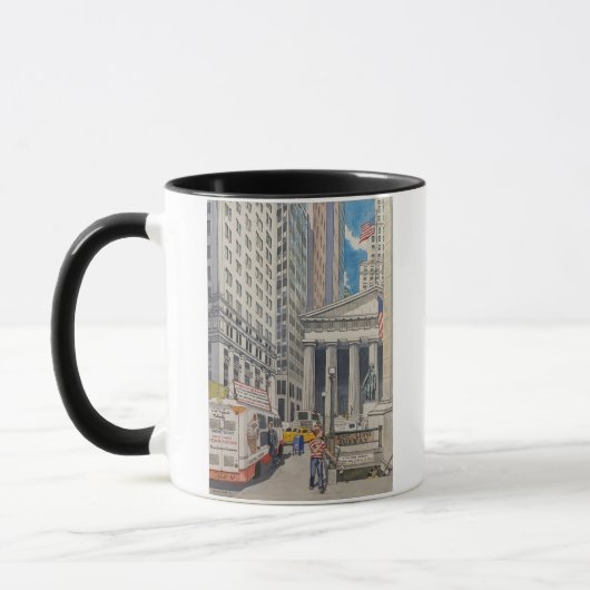 Federal Hall, NYC Mug with Limerick マグカップ (左)