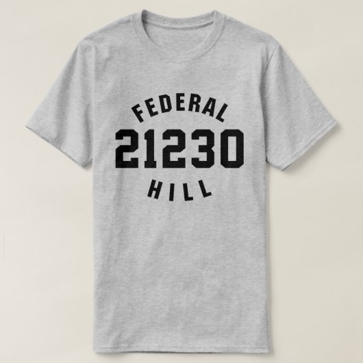 Federal Hill 21230 tシャツ (デザイン正面)