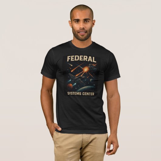 Federal Systems Center Space Battle Tシャツ (正面フル)
