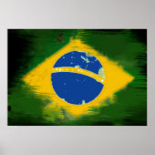 Federative Republic of Brazil flag ポスター (正面)