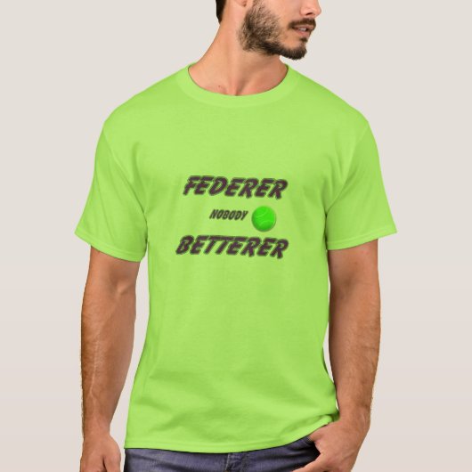 Federer -球との… tシャツ (正面)