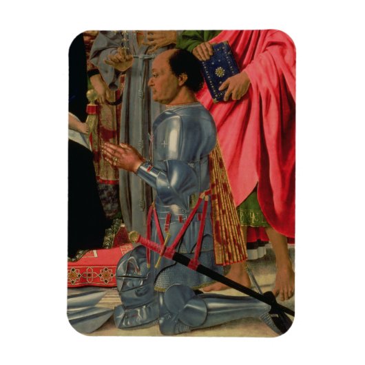 Federico da Montefeltro, Brera Altからの詳細 マグネット (縦)