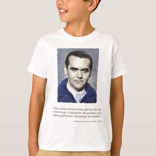 Federico García Lorca Tシャツ (正面)