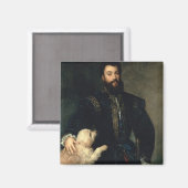 Federigo Gonzaga, Duke of Mantua, c.1525-30 (油o) マグネット (正面/裏面)