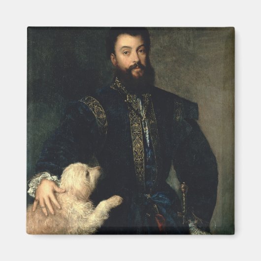 Federigo Gonzaga, Duke of Mantua, c.1525-30 (油o) マグネット (正面)