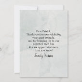 FedEx UPS Amazon Driver Card With Editable Text サンキューカード (裏面)