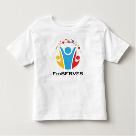 FedSERVES幼児用ロゴTシャツ トドラーTシャツ