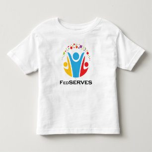 FedSERVES幼児用ロゴTシャツ トドラーTシャツ