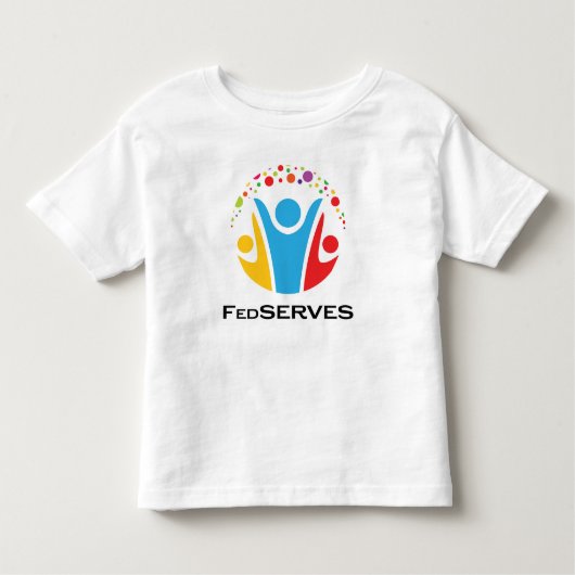 FedSERVES幼児用ロゴTシャツ トドラーTシャツ (正面)