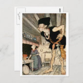 Fee-fi-fo-fum、イギリス人の血の匂いがする ポストカード (正面/裏面)