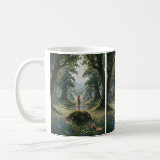 Fee im verzauberten Wald コーヒーマグカップ (左)