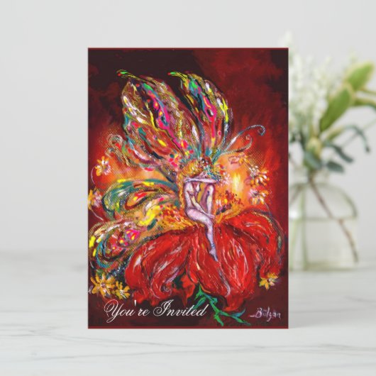 Fée rouge, jaune, verte 招待状 (スタンド正面)