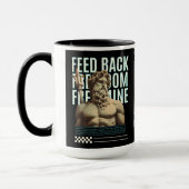  feed back free Dom sculpture mug マグカップ (左)