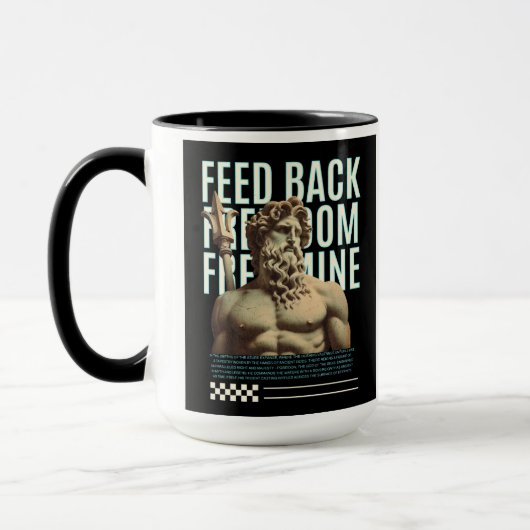  feed back free Dom sculpture mug マグカップ (左)