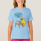 Feed It to the Duck | Funny Programmer Quote | Deb Tシャツ (正面)