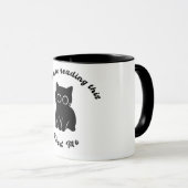 Feed Me Cat Lover Mug - Minimalist Humor Design マグカップ (正面右)