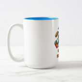 Feed me or I Boo Ghost Halloween ツートーンマグカップ (左)