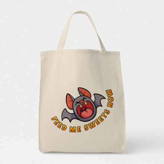 Feed Me Sweets Now トートバッグ (裏面)